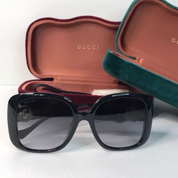 New - ?Original Gucci Grey Square Ladies Sunglasses GG1029SA 007 57. main image 3